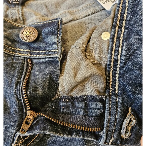 Silver Jeans Suki Straight Leg Women’s 30 x 34 Blue Mid Rise Fluid Denim - Picture 3 of 15